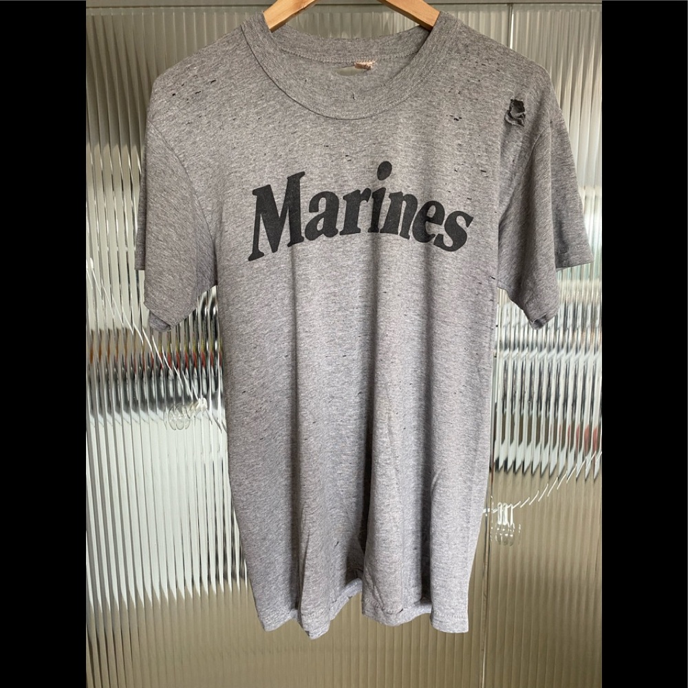 Vintage paper thin Marines tee